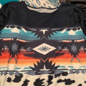 Women’s Aztec long sleeve top